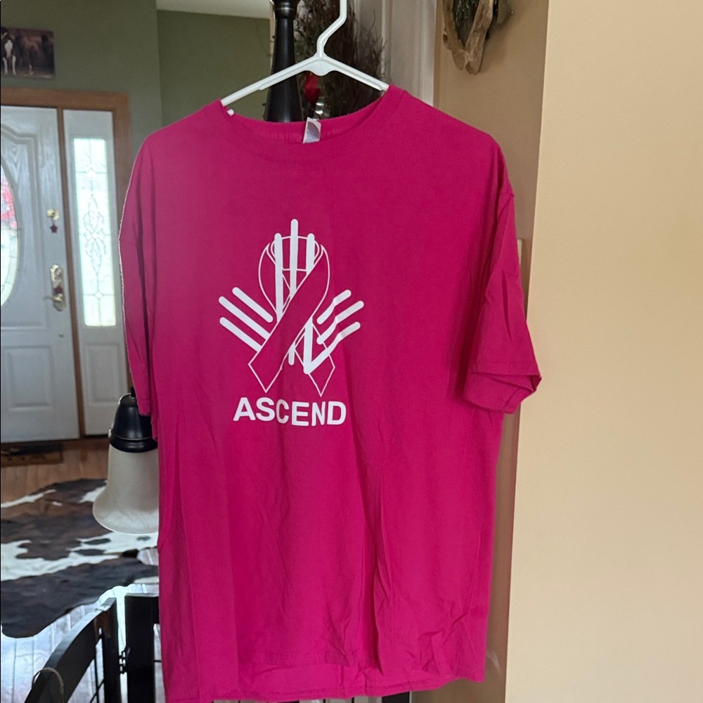 Ascend Vibrant Pink Graphic Tee